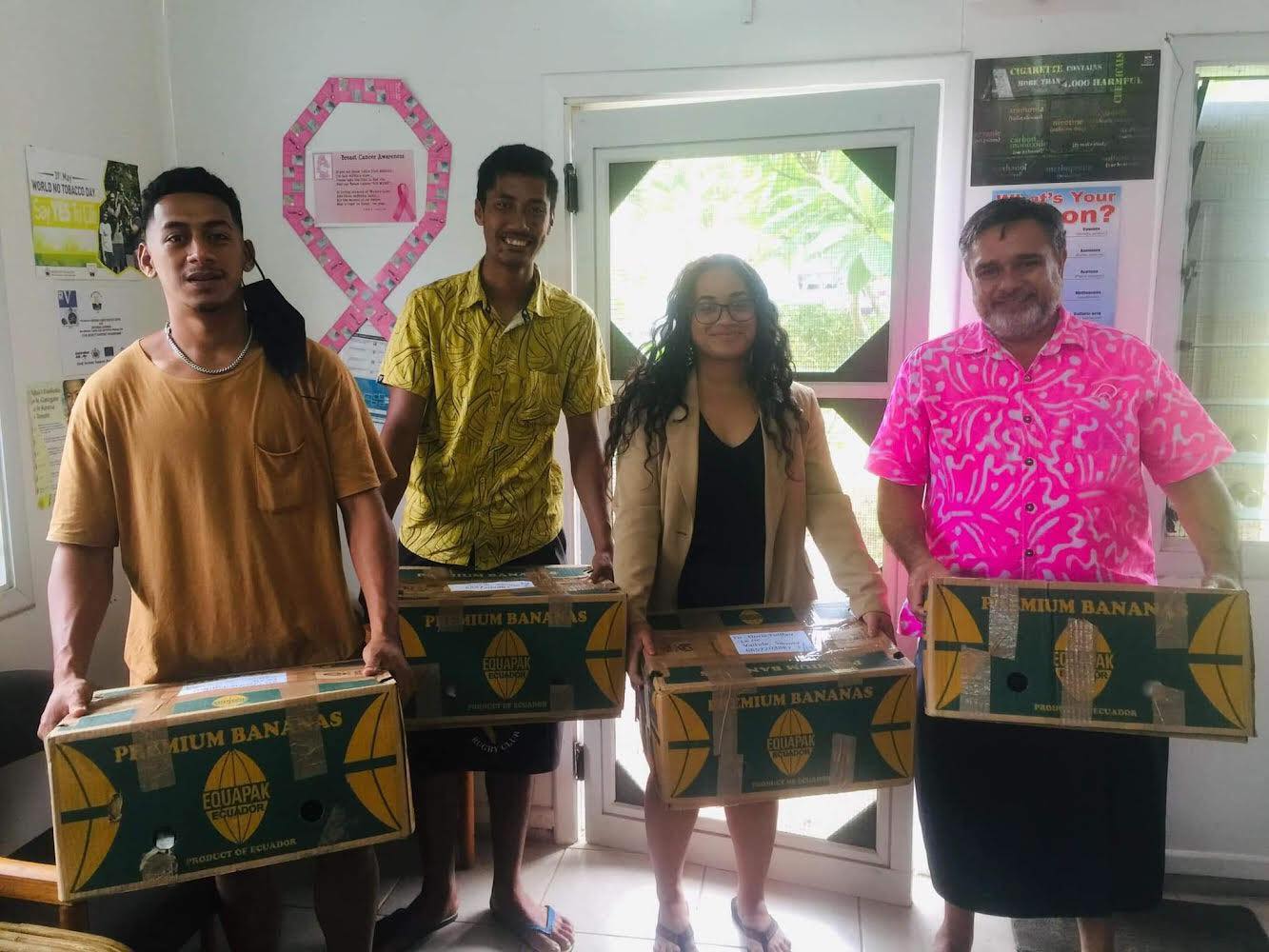 Boxes of Bras Donated to Samoa Cancer Society for Pinktober