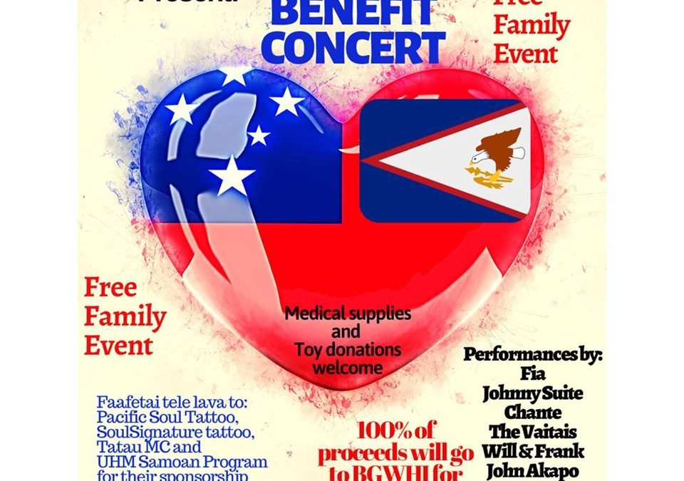 Benefit Concerts in Response to Samoa Measles Epidemic