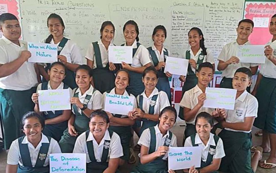 First After School Poetry program in Falealili College
