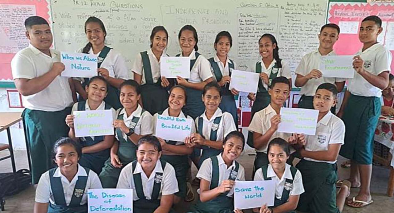 First After School Poetry program in Falealili College